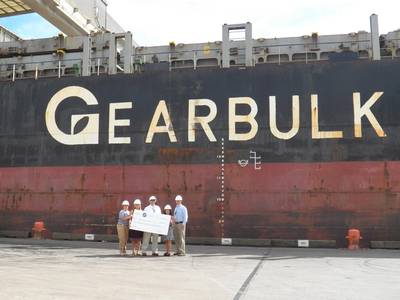 Lighthouse Relay Baton arrives: Photo credit ISS