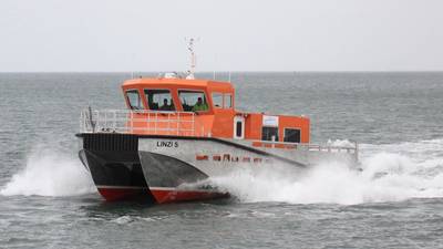 ‘Linz S’ at Alnmaritec during sea trials 