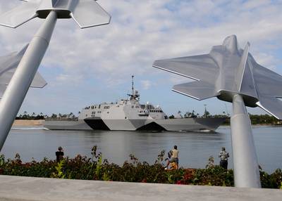 Littoral Combat Ship (LCS): Photo credit USN