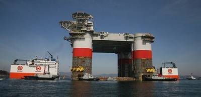 Loading Jack St. Malo onto the Dockwise Vanguard: Photo credit ABB 