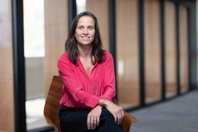 Louise Tricoire takes the helm at Lubmarine. © Lubmarine