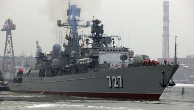 Udaloy-class Destroyer: Photo credit Wikipedia CCL