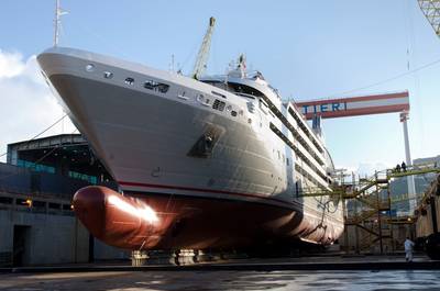 Luxury Cruise Ship Le Soleal: Photo credit Fincantieri