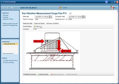 GL MachineryManager screenshot from the CSAV Rio Blanco. Copyright GL Group.