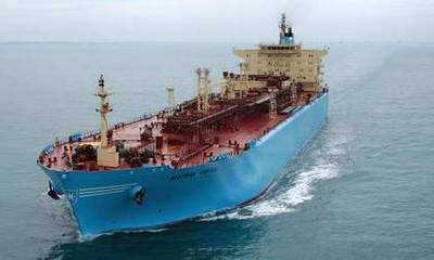 Maersk MR Tanker: Photo courtesy of owners