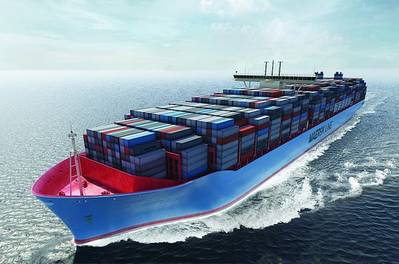 Maersk Triple E-class: Image credit Wiki CCL