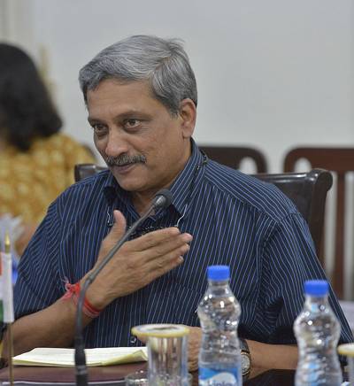 Manohar Parrikar (DoD file Photo by Glenn Fawcett)