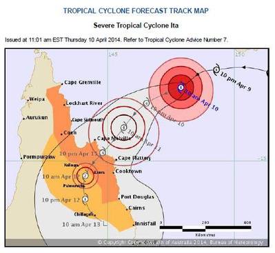 Map update courtesy of Australian Bureau of Metrology