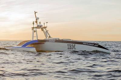 Marine AI's Mayflower 400 vessel. Credit: Hefring Marine