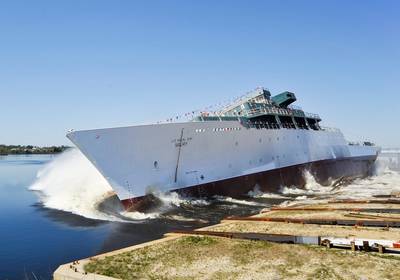USNS Maury Launch. CREDIT: VT Halter Marine
