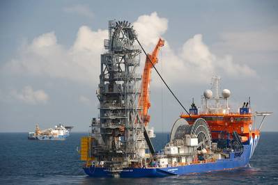 McDermott’s Lay Vessel North Ocean 105 (courtesy McDermott)