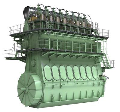 ME-GI engine (Image: MAN Diesel & Turbo)