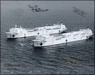 USNS Mercy and USNS Comfort (U.S. Navy photo)