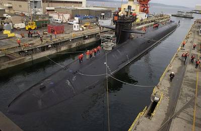 USS Michigan: Photo credit USN