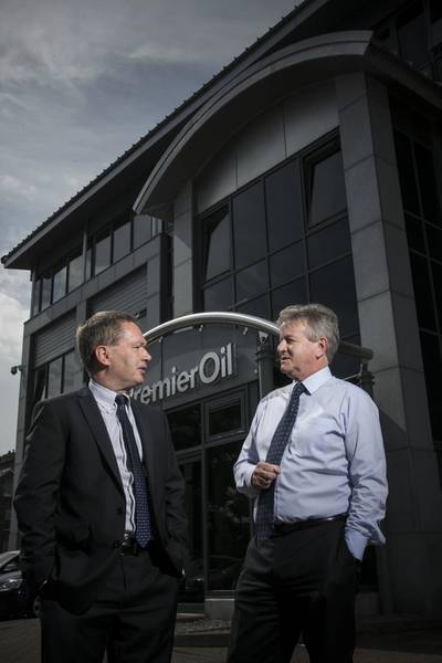 Mike Pritchard, Vice President, Process and Integrity Services, GL Noble Denton (left) and Mike Skitmore, UK Business Unit Manager, Premier Oil.