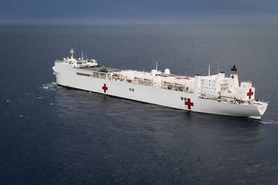 The Military Sealift Command hospital ship USNS Comfort (T-AH 20) (Photo: Ernest R. Scott / U.S. Navy)