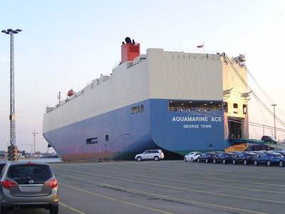 MOL car carrier: Photo in public domain