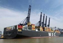 MSC Container Ship: Photo credit MSC
