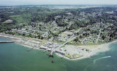 Mukilteo ferry terminal: Photo credit WSDOT