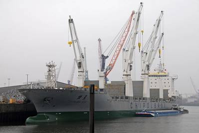 Multipurpose cargo vessel owned by Chipolbrok (Photo: Dietmar Hasenpusch)