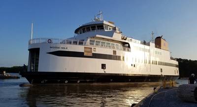 M/V Woods Hole during sea trials (Photo: Brian King)