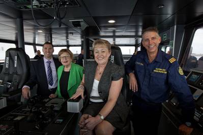 Naming Ceremony: Photo credit Austal