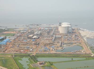New LNG Terminal: Photo courtesy of Petronet