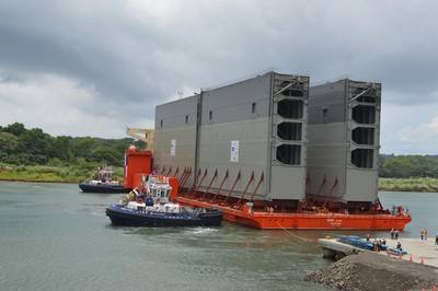 New Panama Lock Gate: Photo courtesy of ACP
