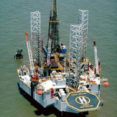 A Noble Corp. Jackup Rig: Photo courtesy of Noble Corp.