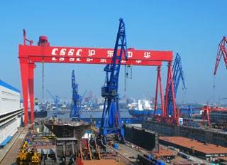 Photo courtesy of Hudong-Zhonghua Shipbuilding