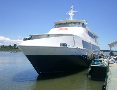 Ocean Jet dockside: Photo courtesy of Cummins Philippines