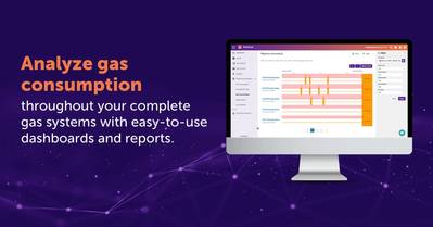 FloCloud’s dashboard provides complete gas consumption usage from manifold to torch to track analyze and report any over- or under-consumption events. Image courtesy ESAB