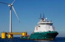 ...off the coast of Portugal at Aguçadoura, BOURBON has installed a semi-submersible wind turbine with a WindFloat foundation.