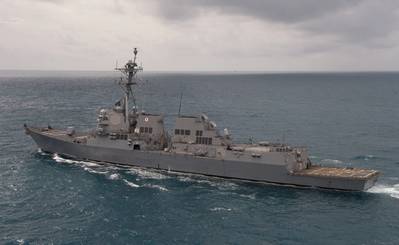 Official U.S. Navy file photo of USS Sampson (DDG 102).