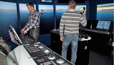 Offshore Maritme Simulator: Photo credit Kongsberg Marilime