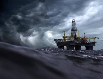 Offshore rig in storm: File Image CCL