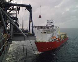 Offshore suppliers are anxious to get their vessels, such as the HOS Achiever, working again in the GOM. (Photo Credit: Hornbeck Offshore Services)