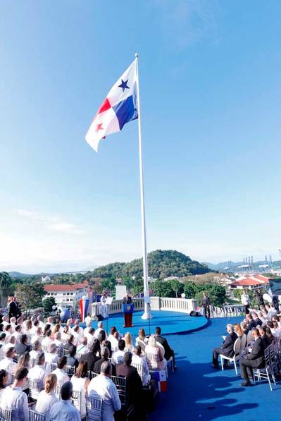 On the 25th anniversary of the transfer of the waterway to Panamanian hands, the Panama Canal held a solemn ceremony. (Source Panama Canal Authority: December 31, 2024)