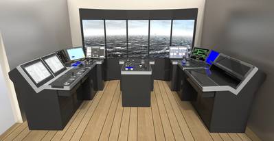 One of the first K-Sim Navigation simulators to be installed May 2015. (Image: Kongsberg Maritime)