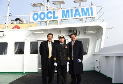 OOCL Christening: Photo credit OOCL