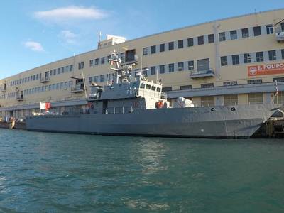 OPV P61 was delivered to the Armed Forces of Malta with a new main propulsion plant and other machinery and equipment (Photo: Fincantieri)