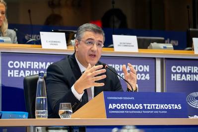 Apostolos Tzitzikostas during the confirmation hearing 2024 © European Union, 2024 - EP 