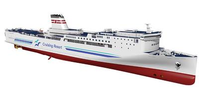 Photo Courtesy Mitsubishi Shipbuilding Co. and Shin Nihonkai Ferry Co.