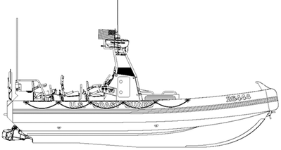 Over the horizon V cutter boat line drawing. Image courtesy of Inventech Marine Solutions.