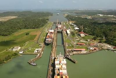 Panama Canal locks: Image CCL 2