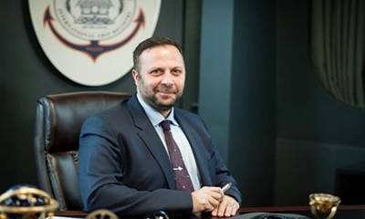 Panos Kirnidis, Chief Executive, Palau International Ship Registry, in his new European Head Office in Piraeus, Greece. (Photo: PISR)