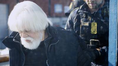 Paul Watson was apprehended by the Arctic island's police when his ship docked at the port of Nuuk in July. (Photo: Captain Paul Watson Foundation)