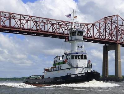 Philadelphia is the fifth of eight new tugs being built by St. Johns Ship Building for Vane Brothers (Photo: St. Johns Ship Building)