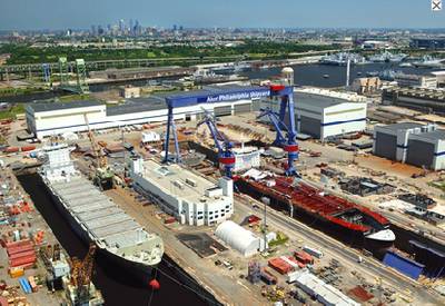 Aker Philadelphia Shipyard: Photo courtesy of APSI
