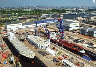 Aker Philadelphia Shipyard: Photo courtesy of APSI